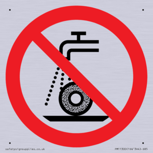 Prohibition: Do not use for wet grinding